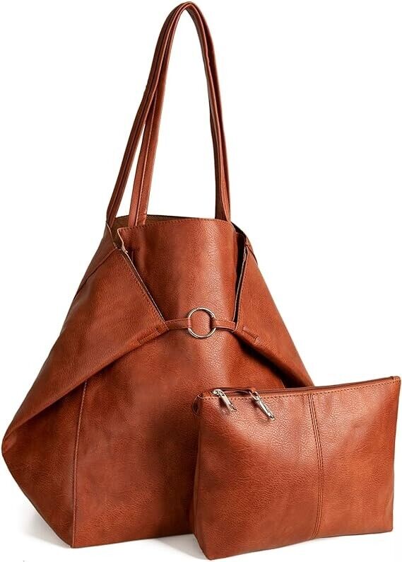 Genuine Leather Large Tote Bag
