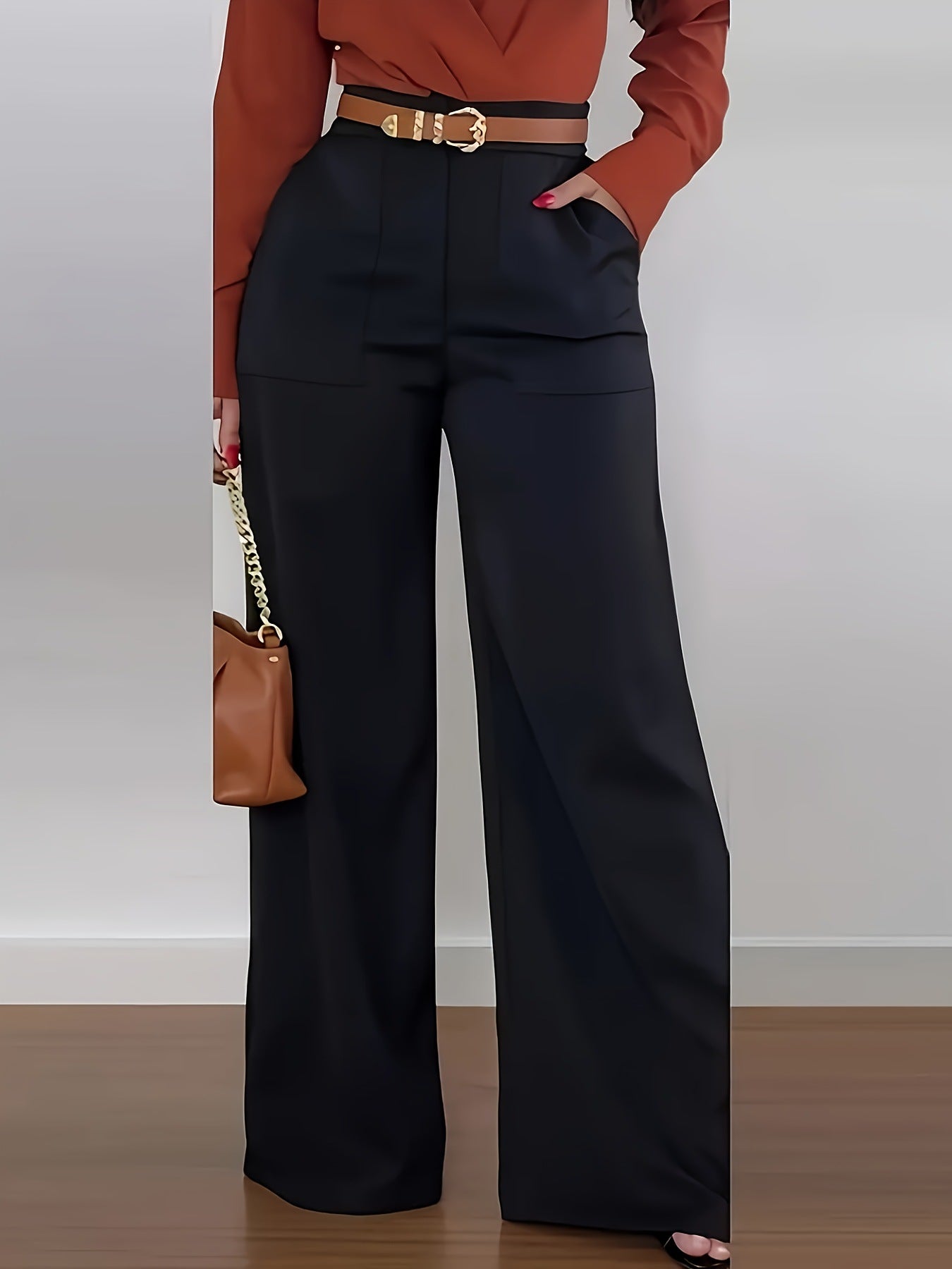 Soft straight leg women's pants