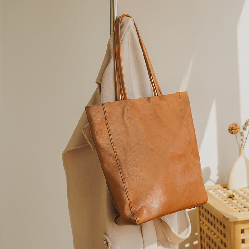 Women’s Leather Shoulder Tote Bag Commuter Purse