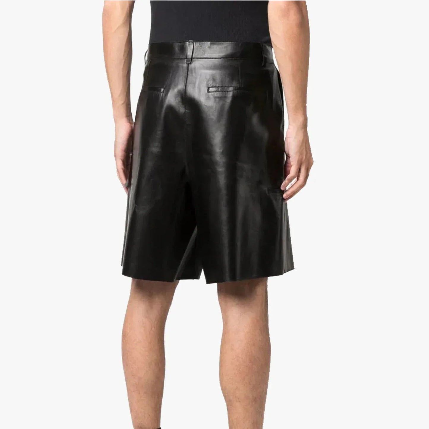 Genuine Leather Shorts for Men