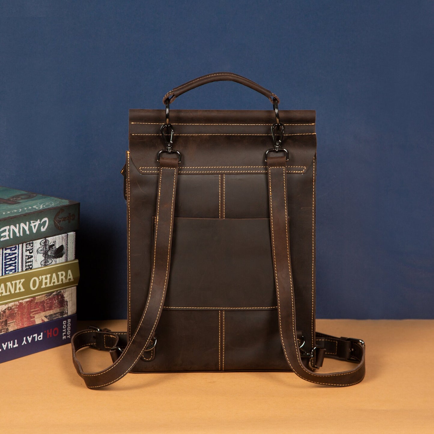 Genuine Leather Professional Backpack