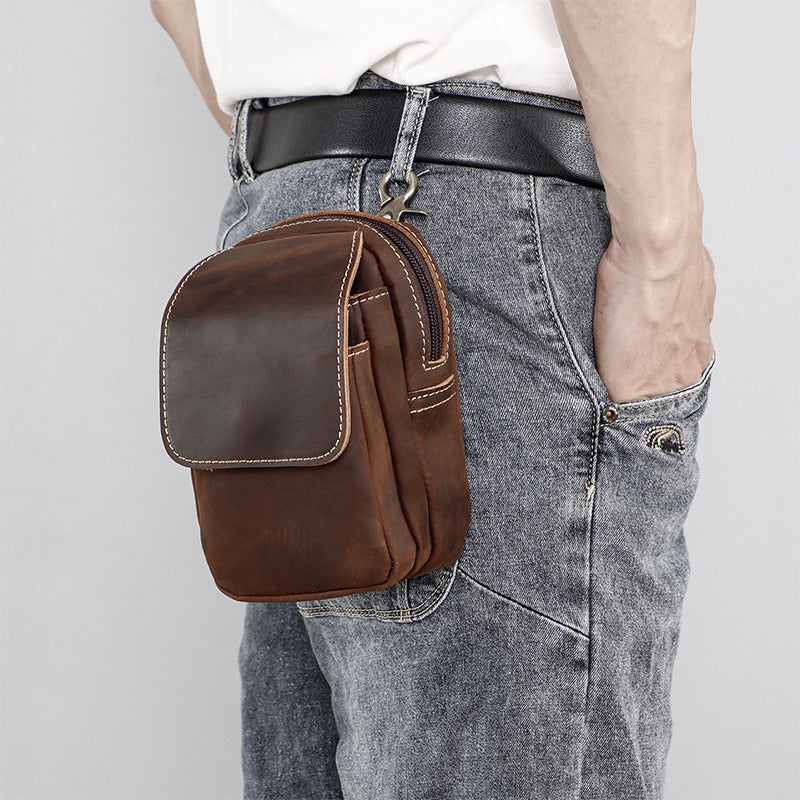 Genuine Leather Waist Bag