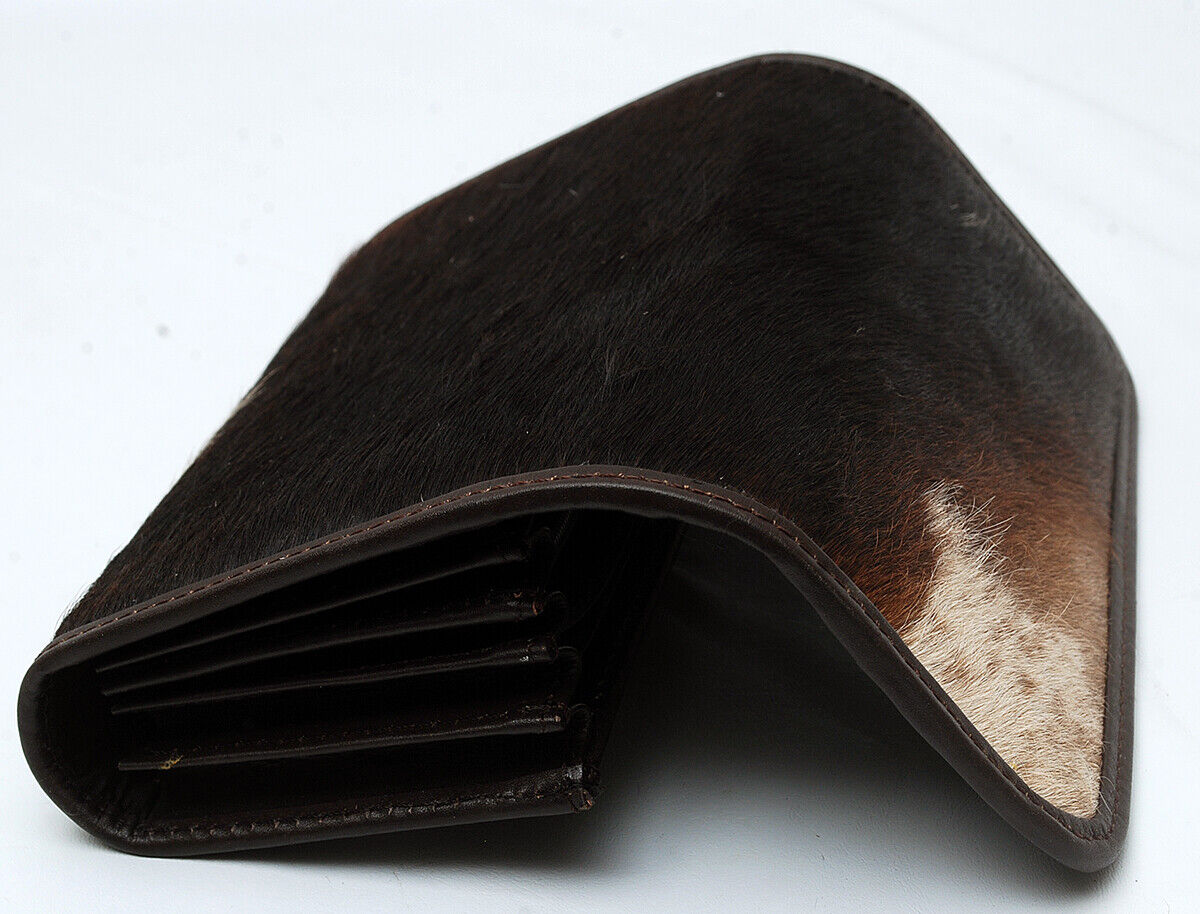 Dark Cowhide Mini Clutch Purse