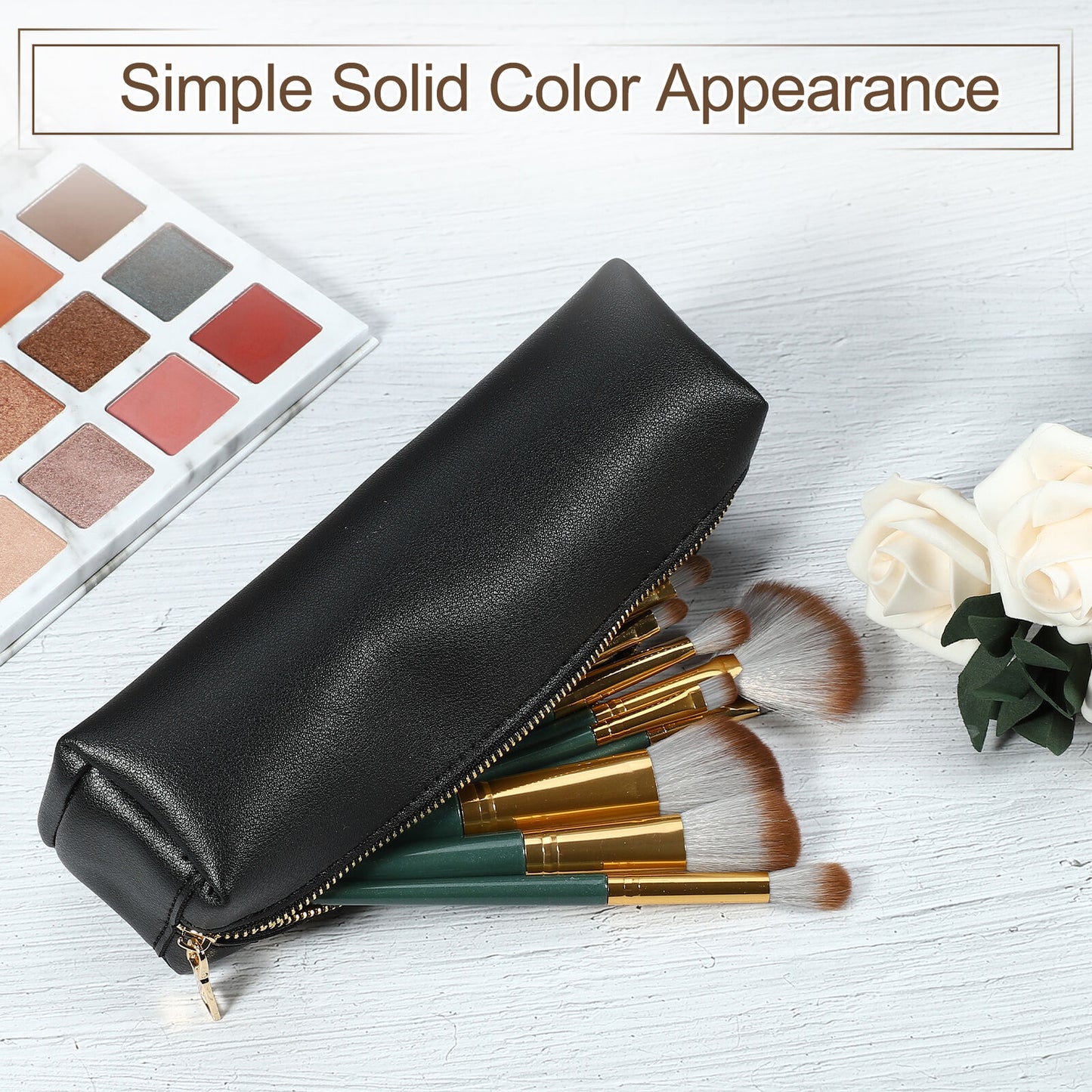 Small Makeup Real Leather Pouch