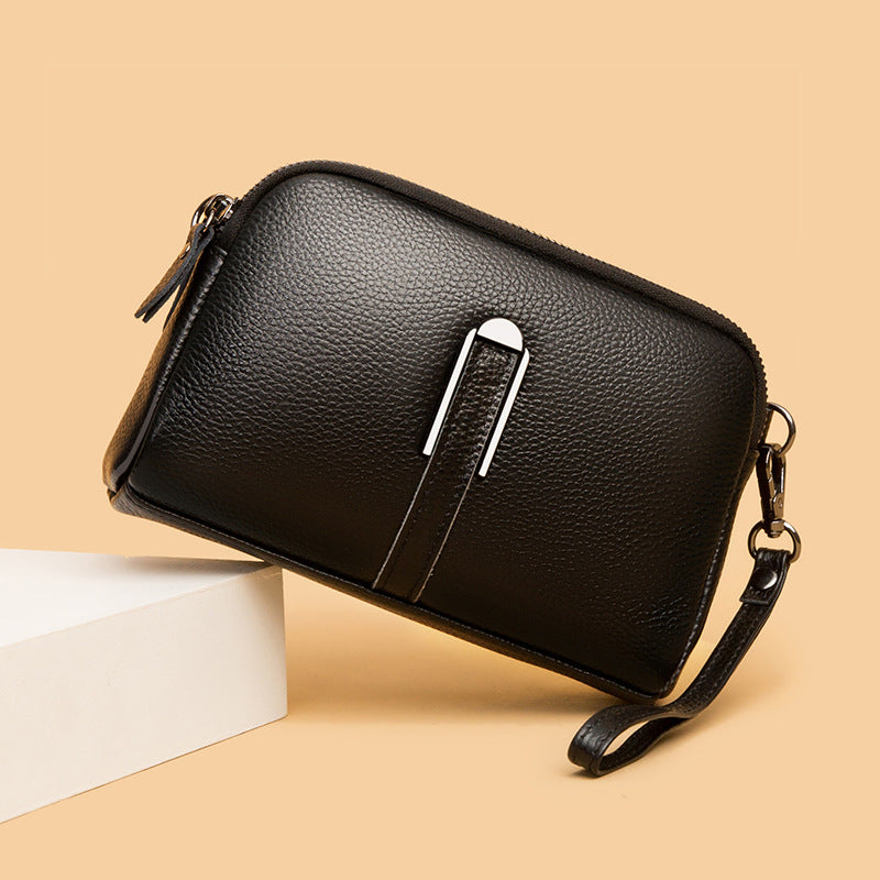 Genuine Leather Mini Crossbody Bag for Women