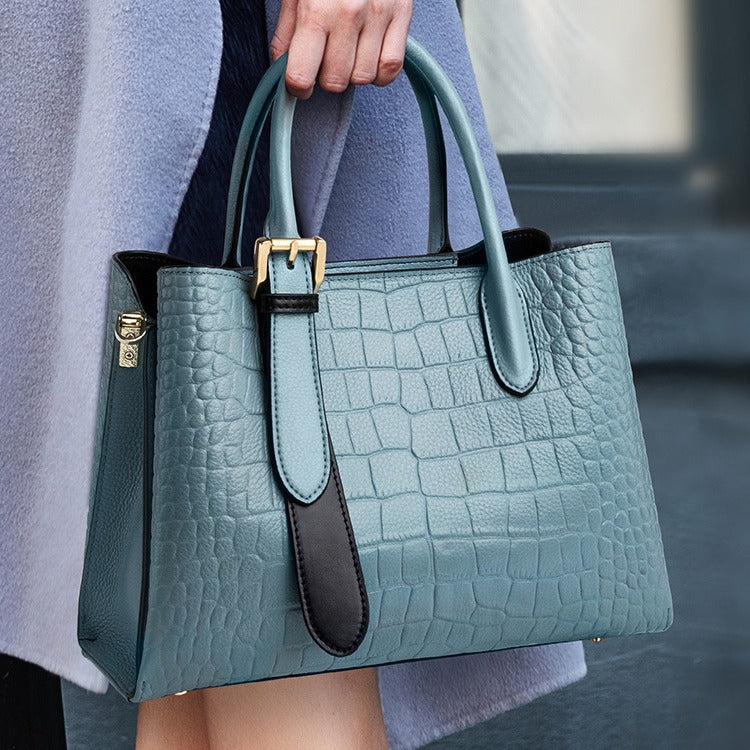 genuine leather shoulder handbags for women