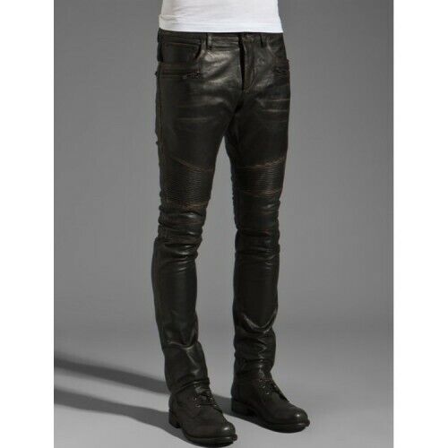Real Leather Skinny Fit Pant