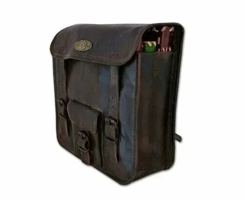 Single Side Leather Motorbike Saddlebag