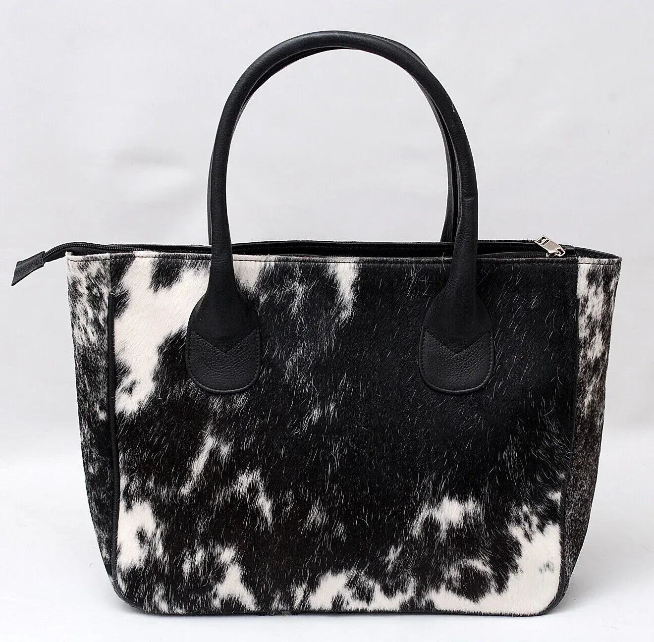 Cowhide Tote Handbag Purse