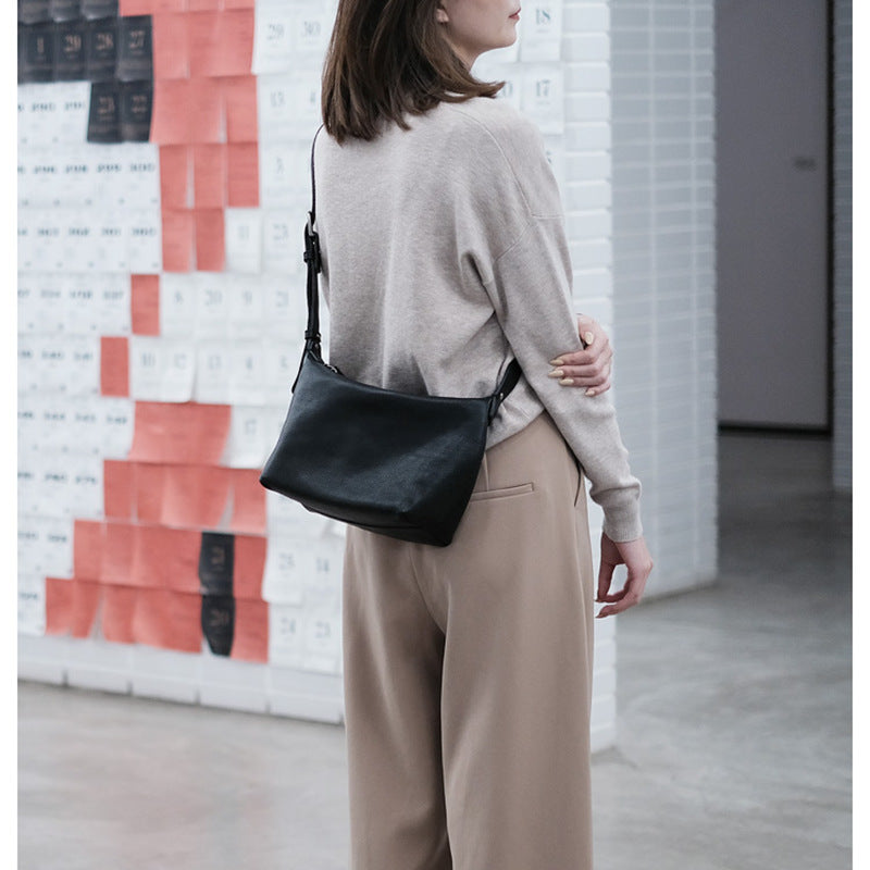 real leather handbag crossbody bag