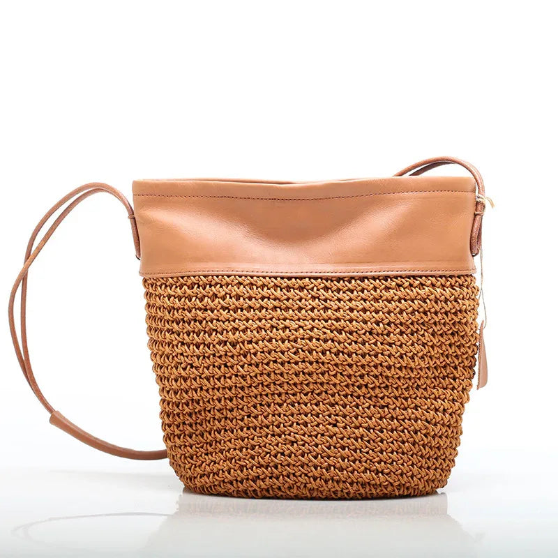 Woven Summer Beach Handbag