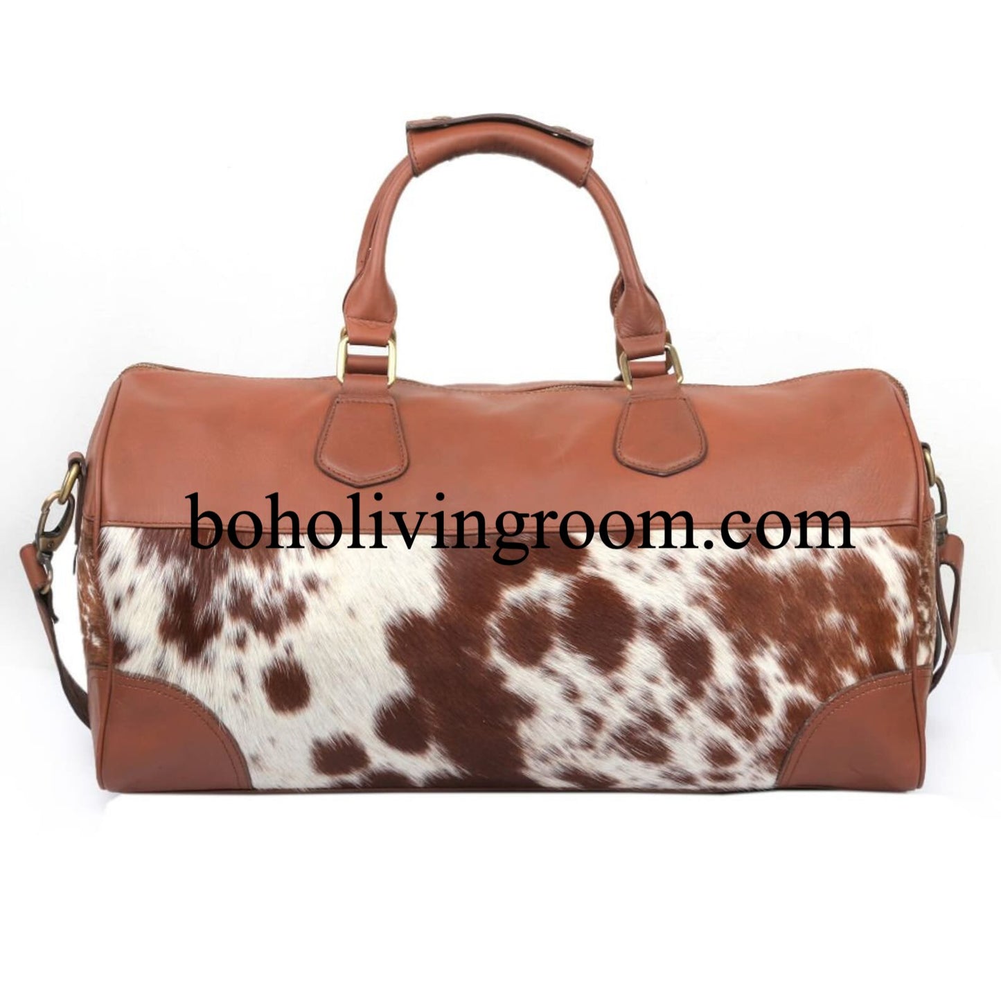 Step into luxury with a sleek cow fur duffle bag, designed to elevate your travel experiences with ease.
