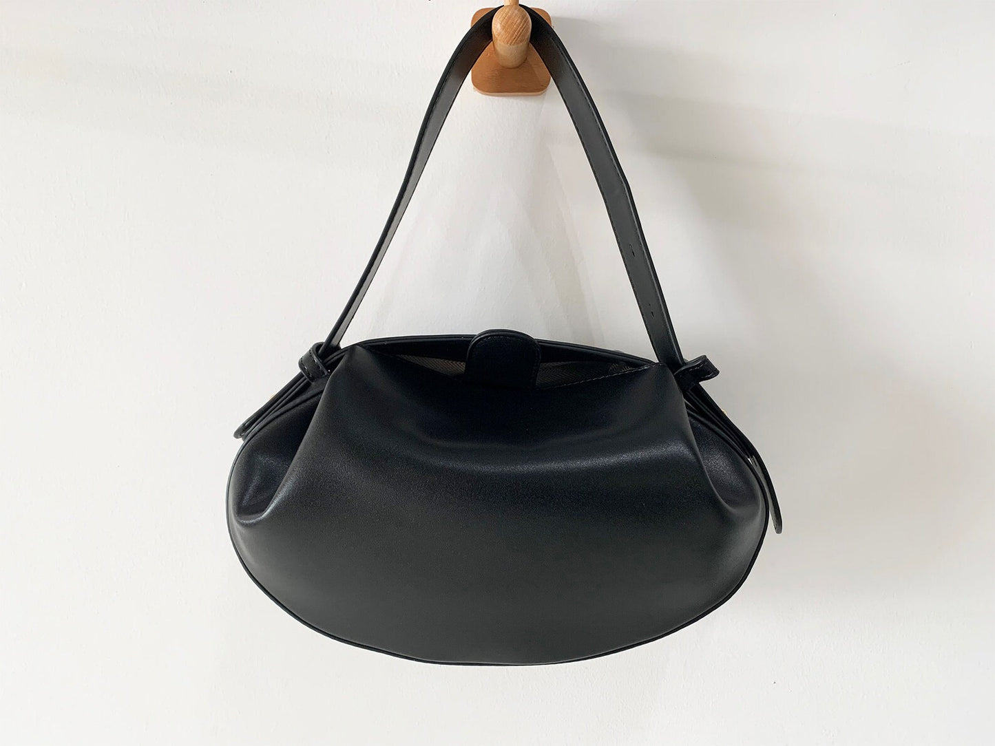 bag shoulder real leather