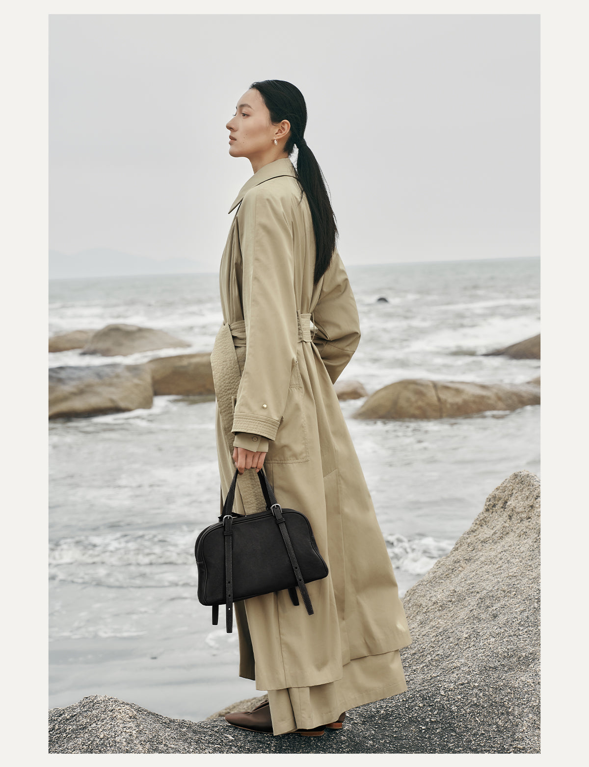 Over the Shoulder Leather Handbag For Women