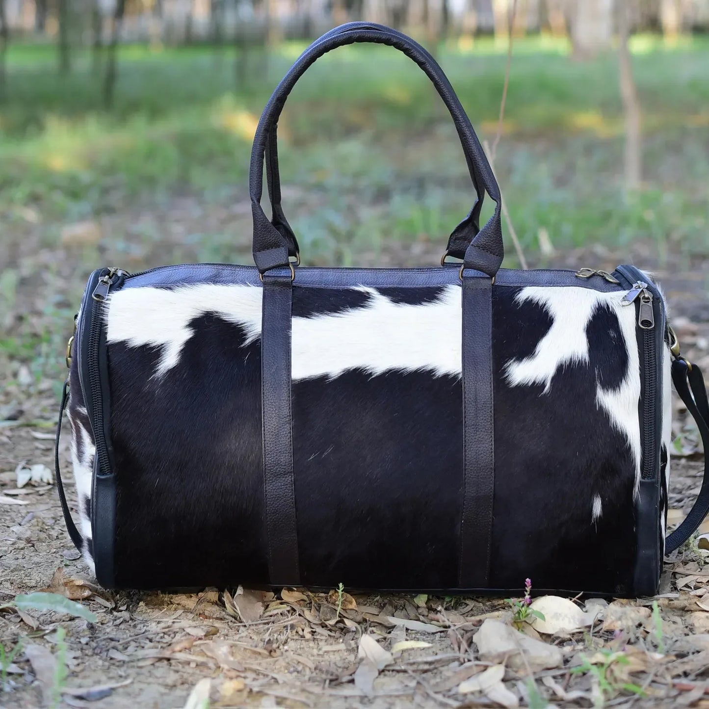 Duffle Weekender Bag Cowhide