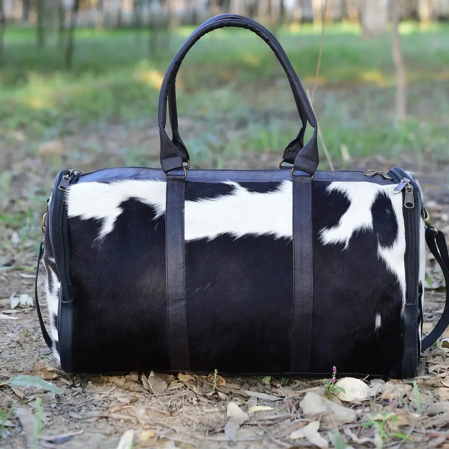 Duffle Weekender Bag Cowhide