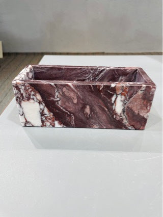 Natural Marble Aromatherapy Storage Box Desktop Organizer