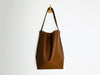 Full Grain Leather Bucket Bag for Women