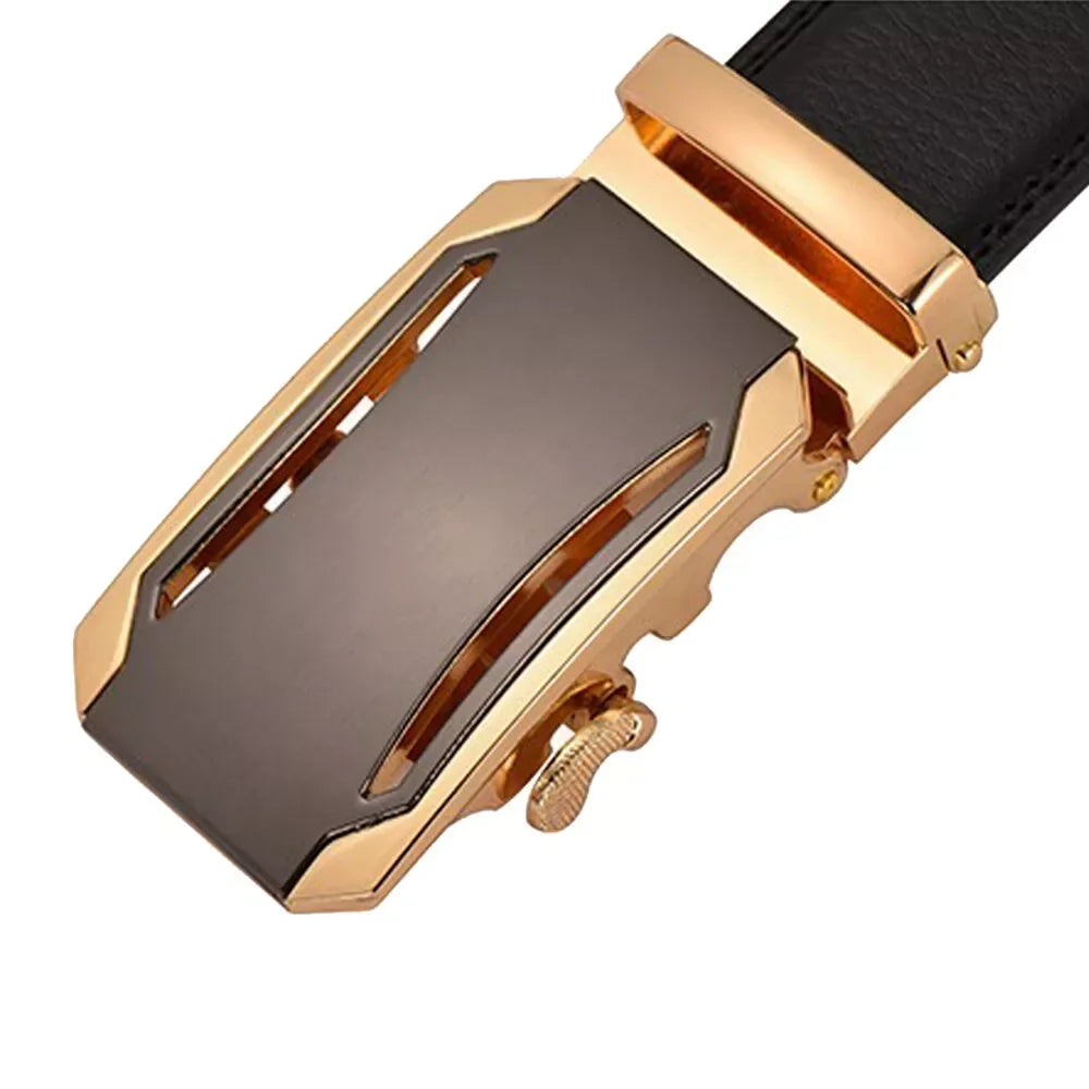 Men Real Leather Belt for Office with Classic Waist