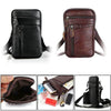 Leather phone pouch waist bag