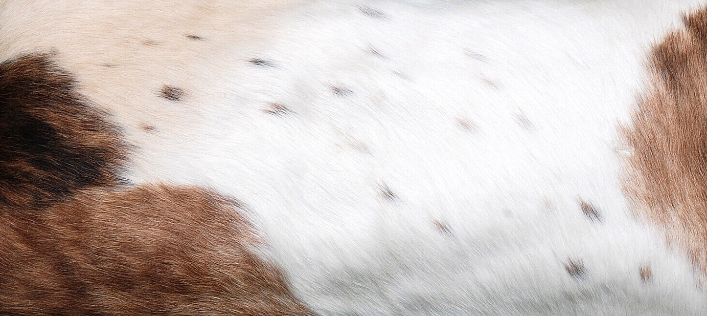 Brown Tan Cowhide Lumber Pillow Cover