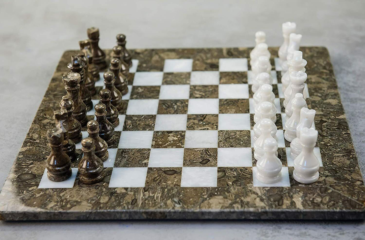 Handcrafted Marble Chess Game Set