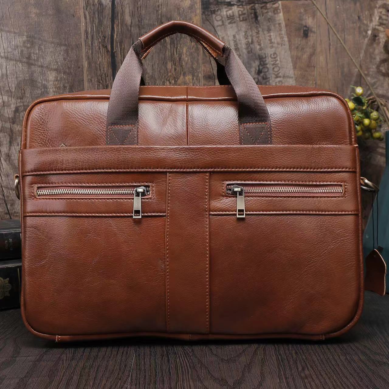 Laptop Briefcase and Leather Business Bag for Work