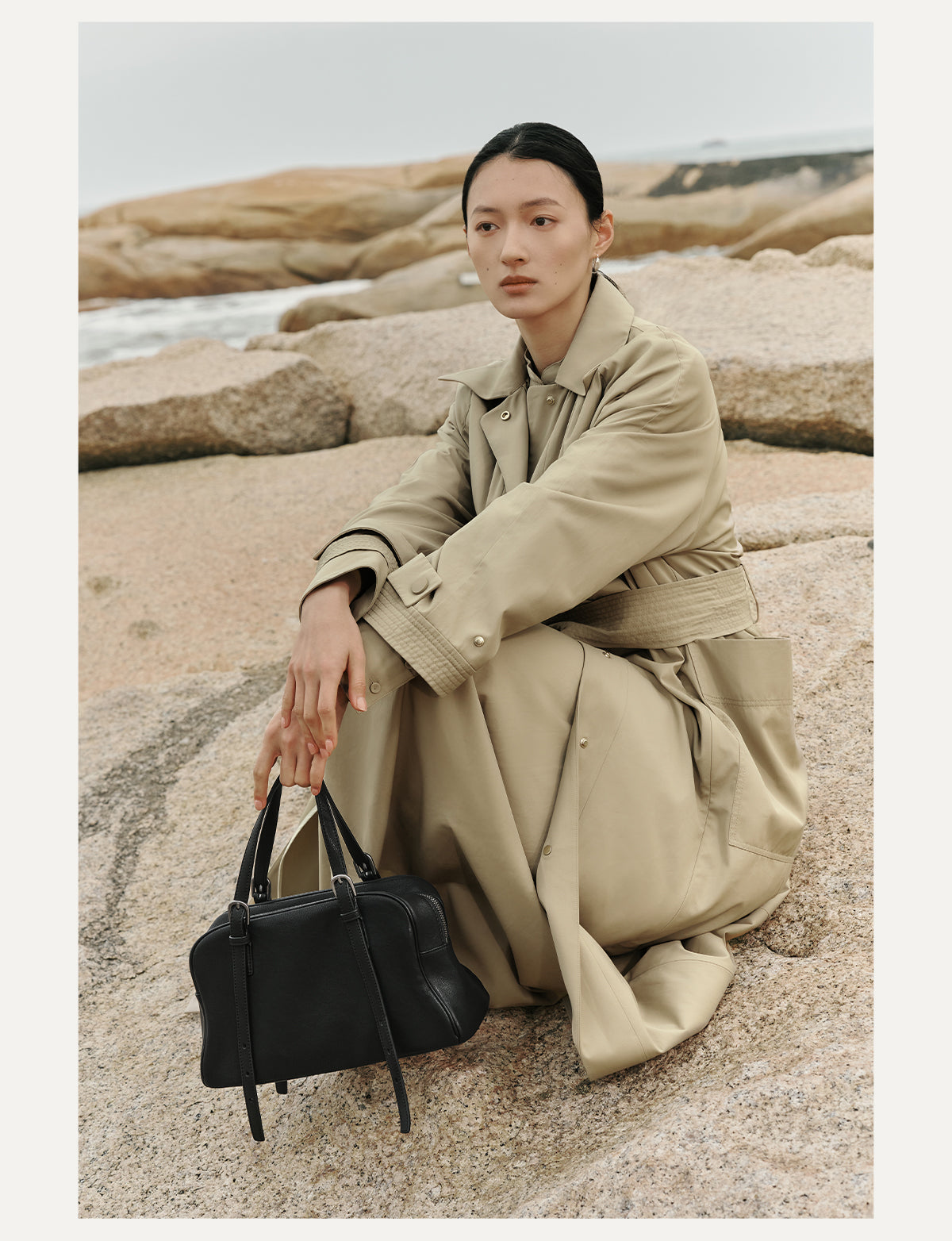 Over the Shoulder Leather Handbag For Women