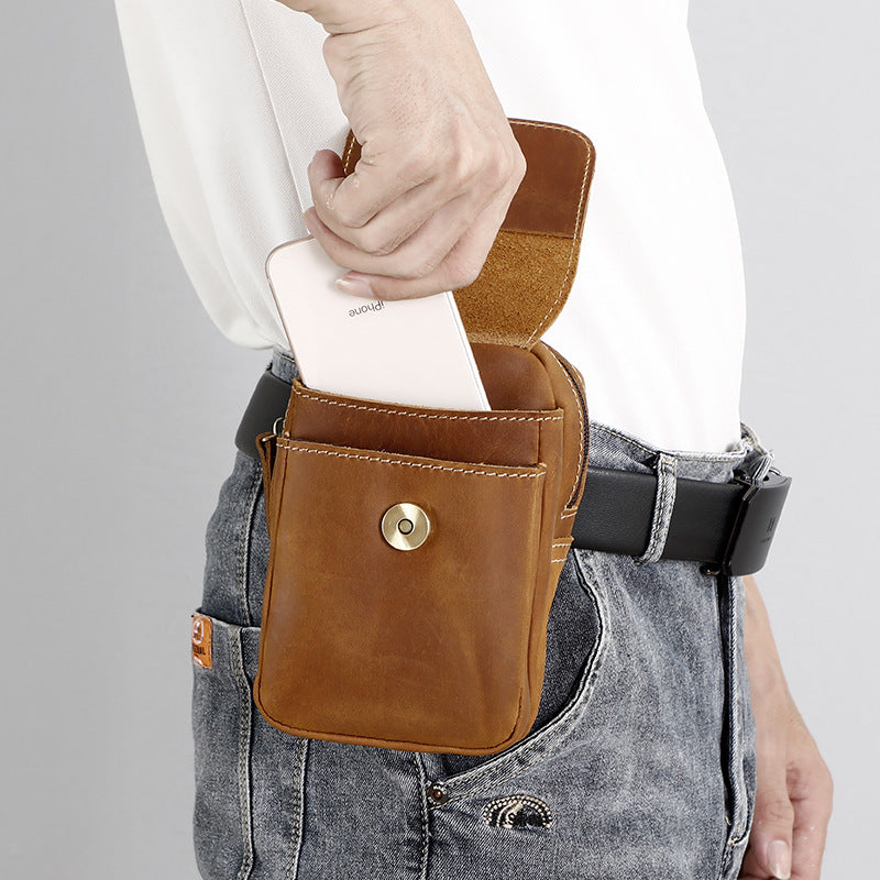 Genuine Leather Waist Bag