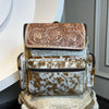 Tooled Hair On Cowhide Backpack