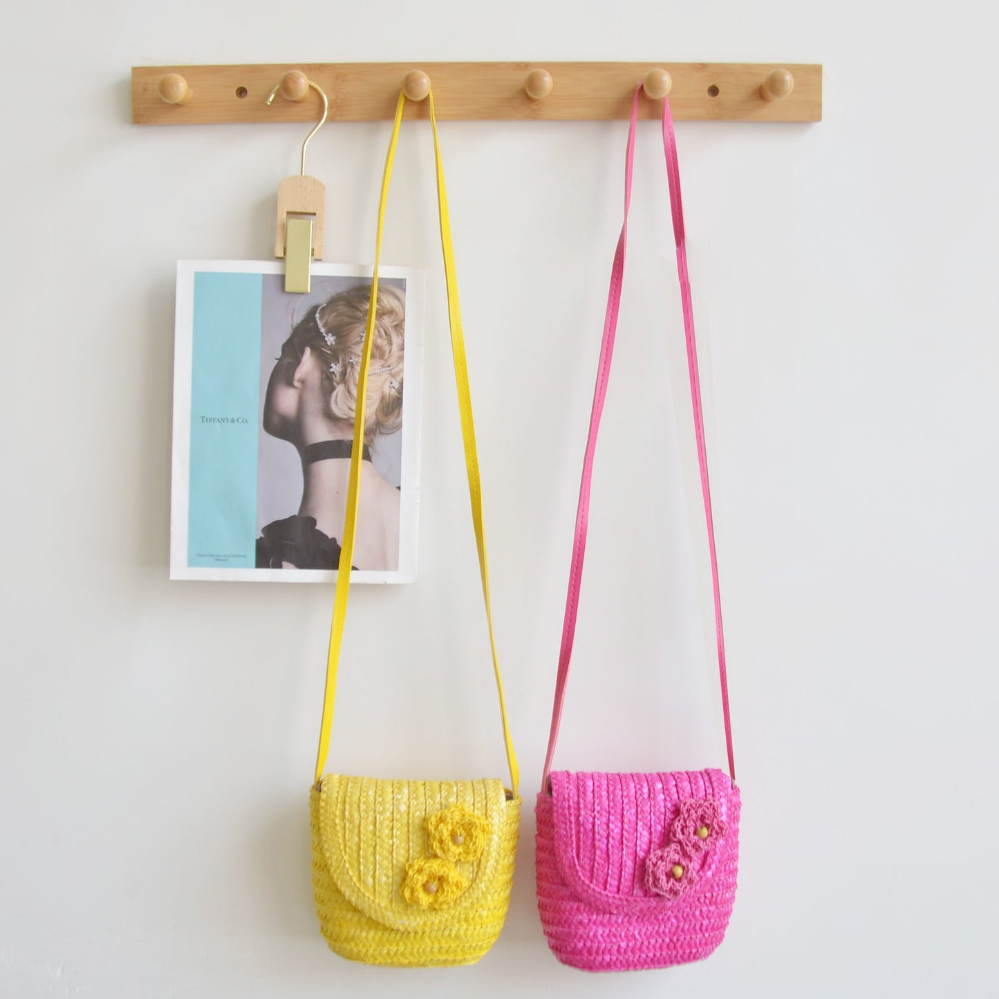 Crossbody Straw Bags For Kids