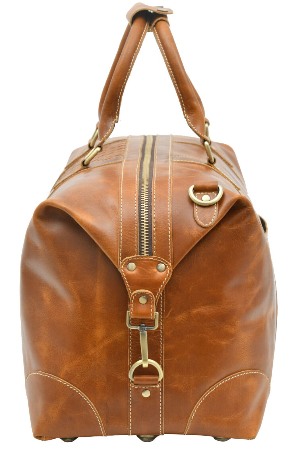 Large Genuine leather duffle bag