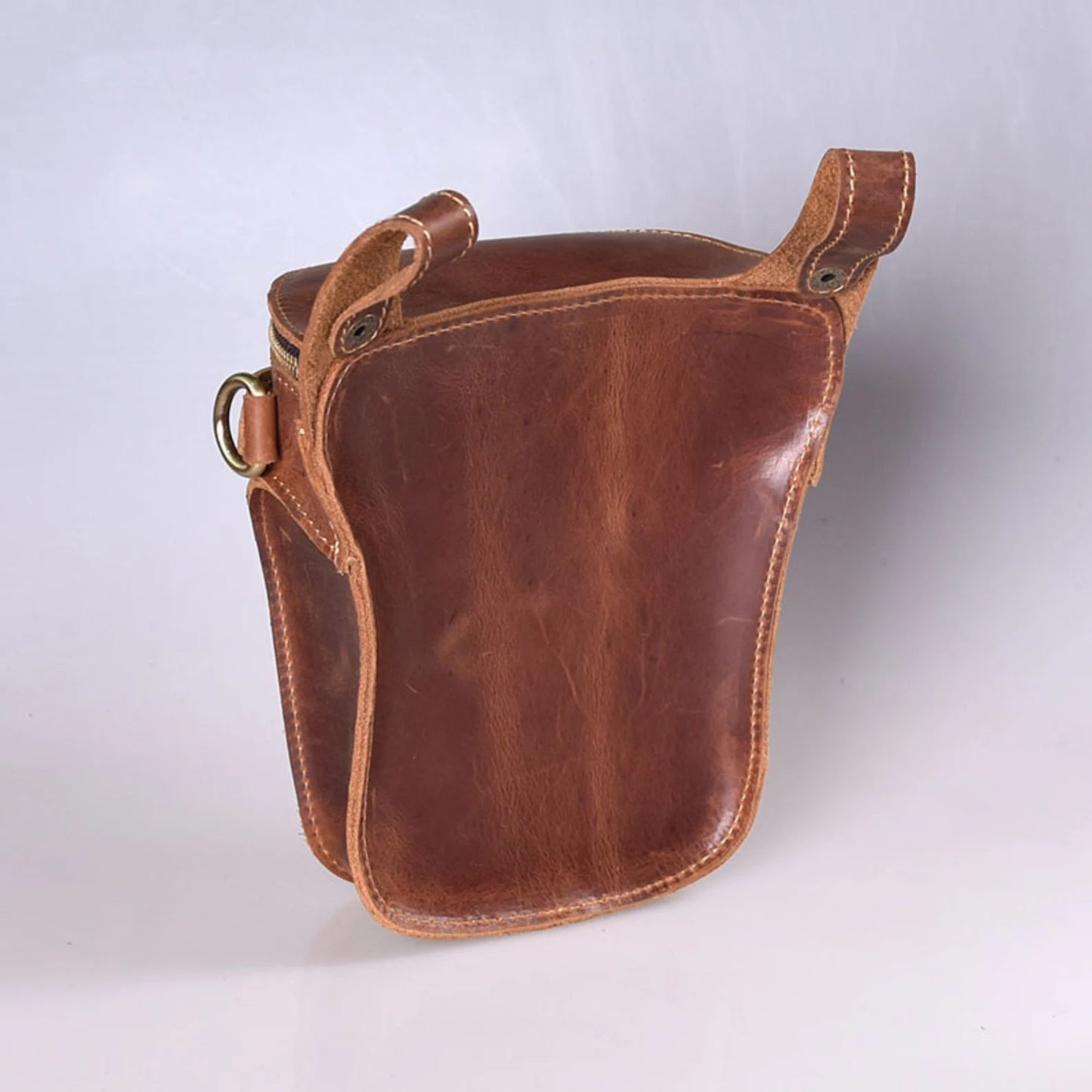 Genuine Leather Waist Belt Bag for Men Pouch
