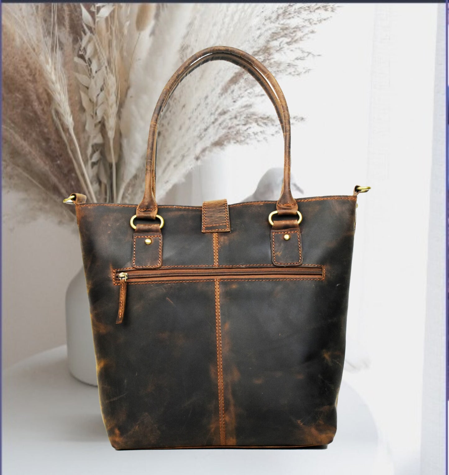 ladies leather tote bags