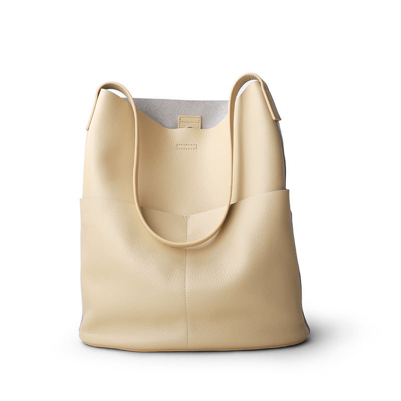 Women Genuine Leather Tote Bag Everyday Carry Purse