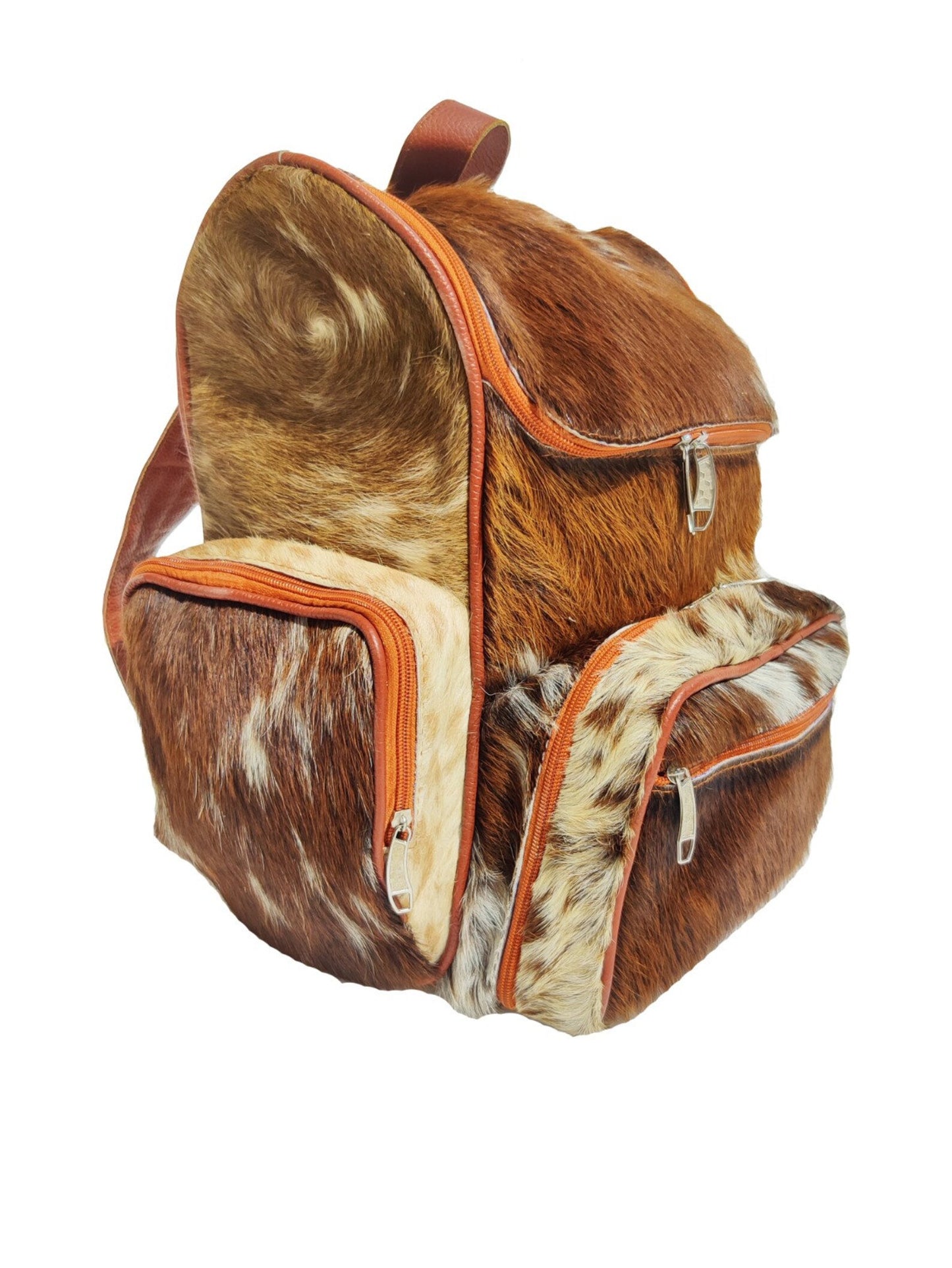 Cowhide Book Backpack