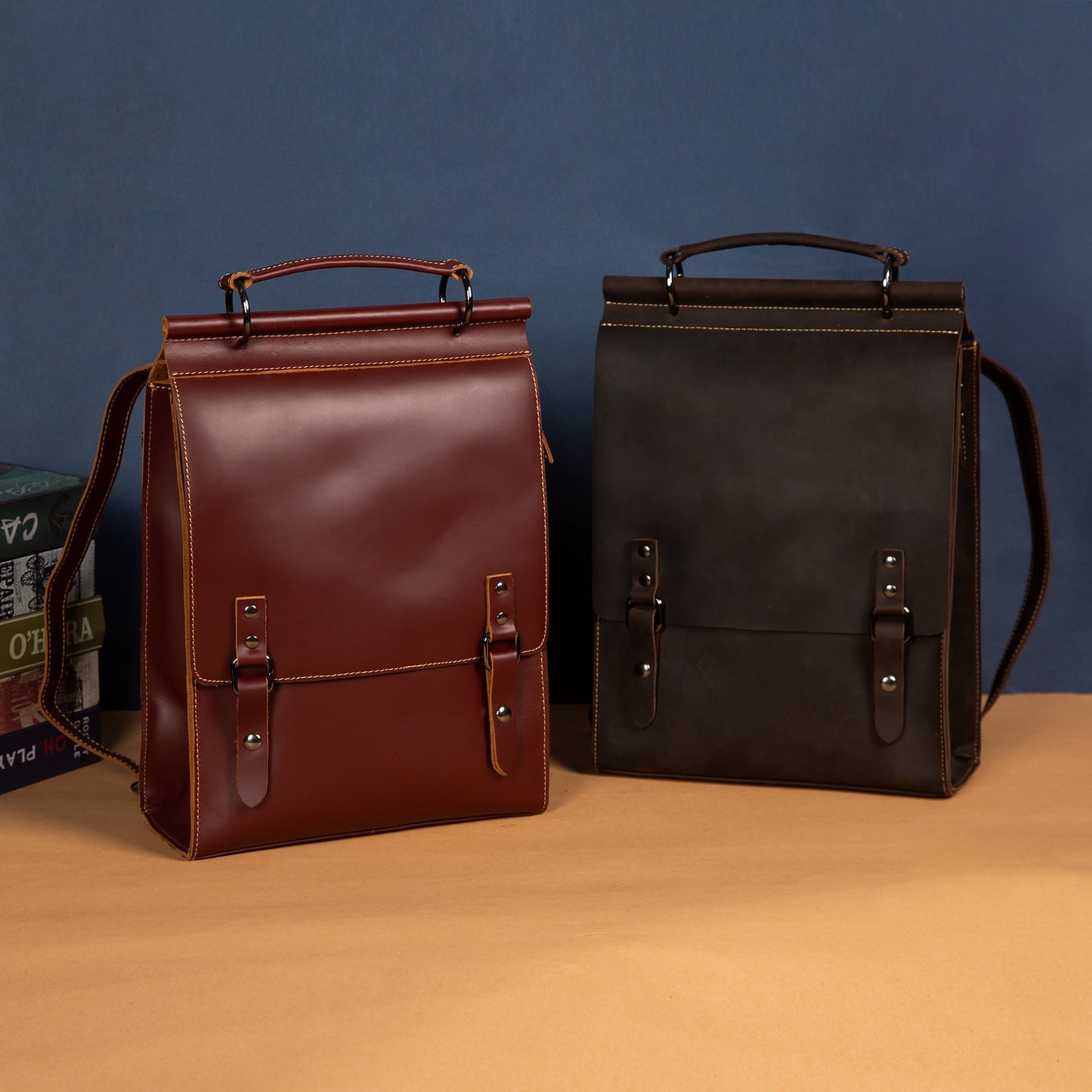 Real Leather Professional Backpack
