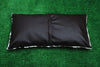 Mostly Black Cowhide Lumber Pillow Cover