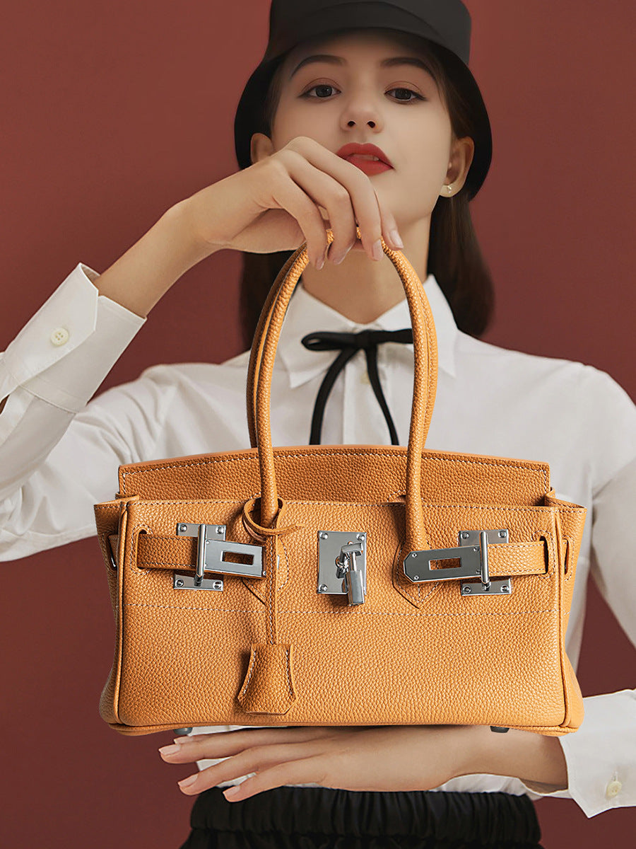 women's genuine leather work handbags