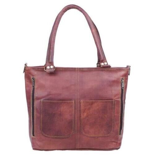 Western Style Leather Tote Bag