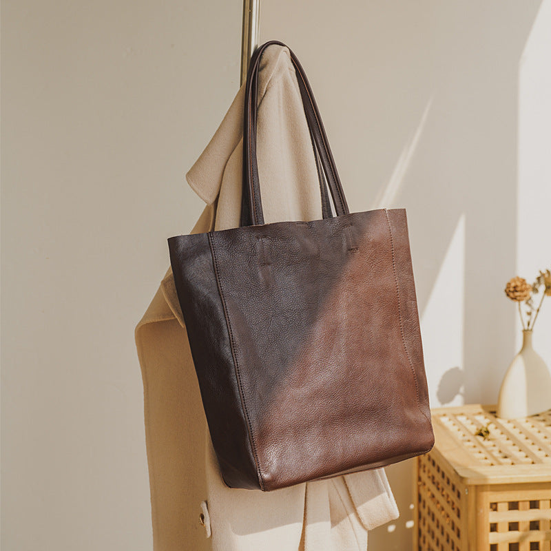 Women’s Leather Shoulder Tote Bag Commuter Purse