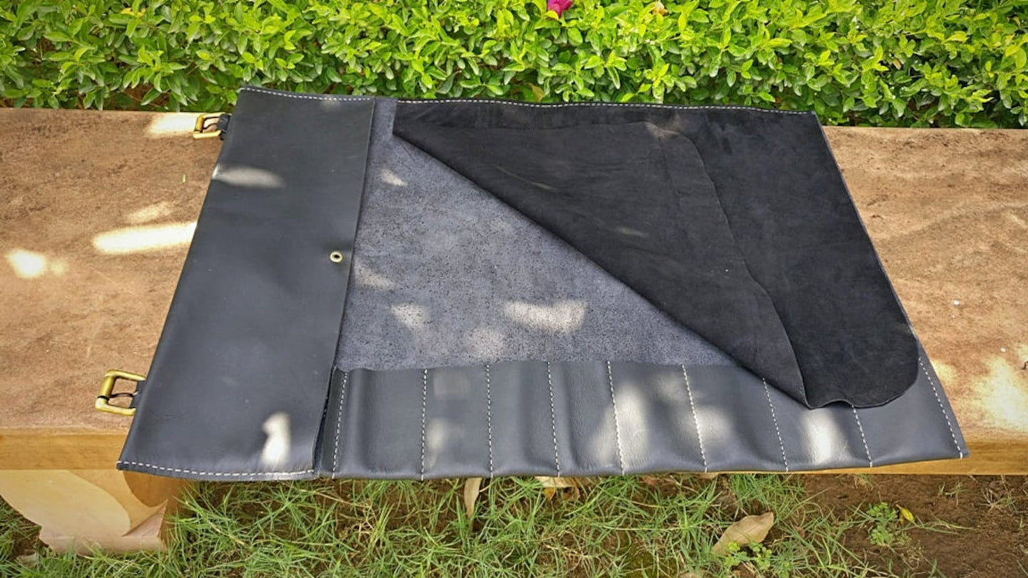 Genuine Leather Knife roll Chef Bag
