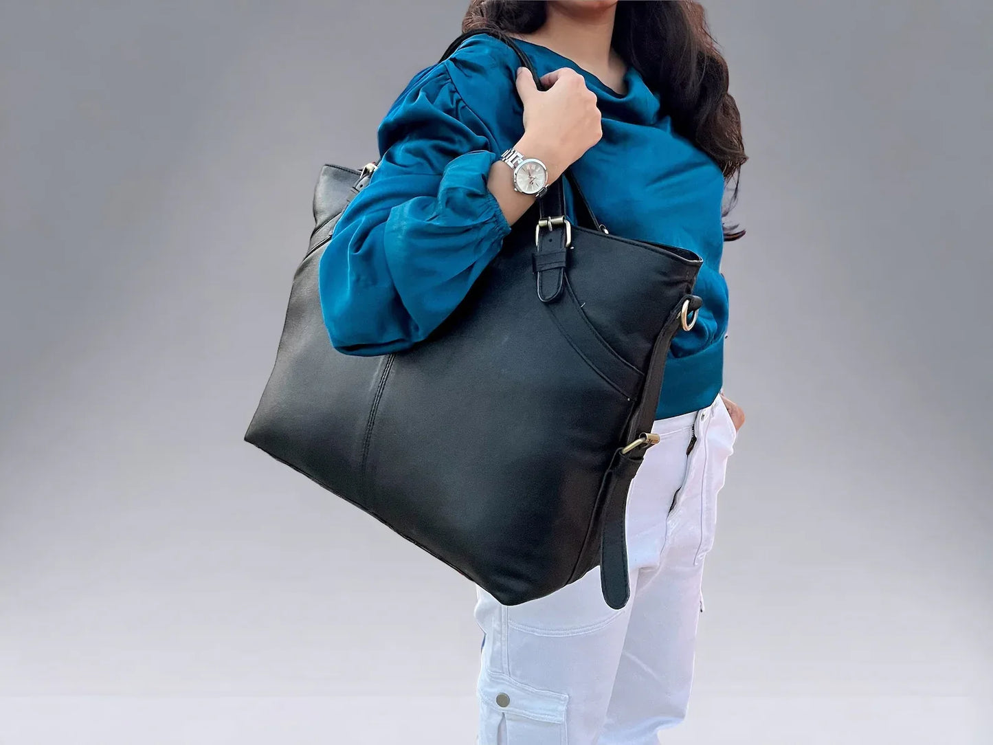 real genuine soft leather handbags