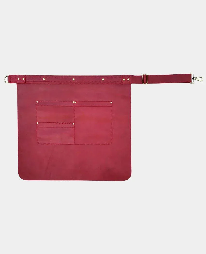 Leather Waist Apron indoors outdoors
