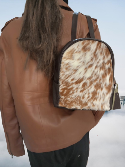 Mini Spotted Cowhide Backpack