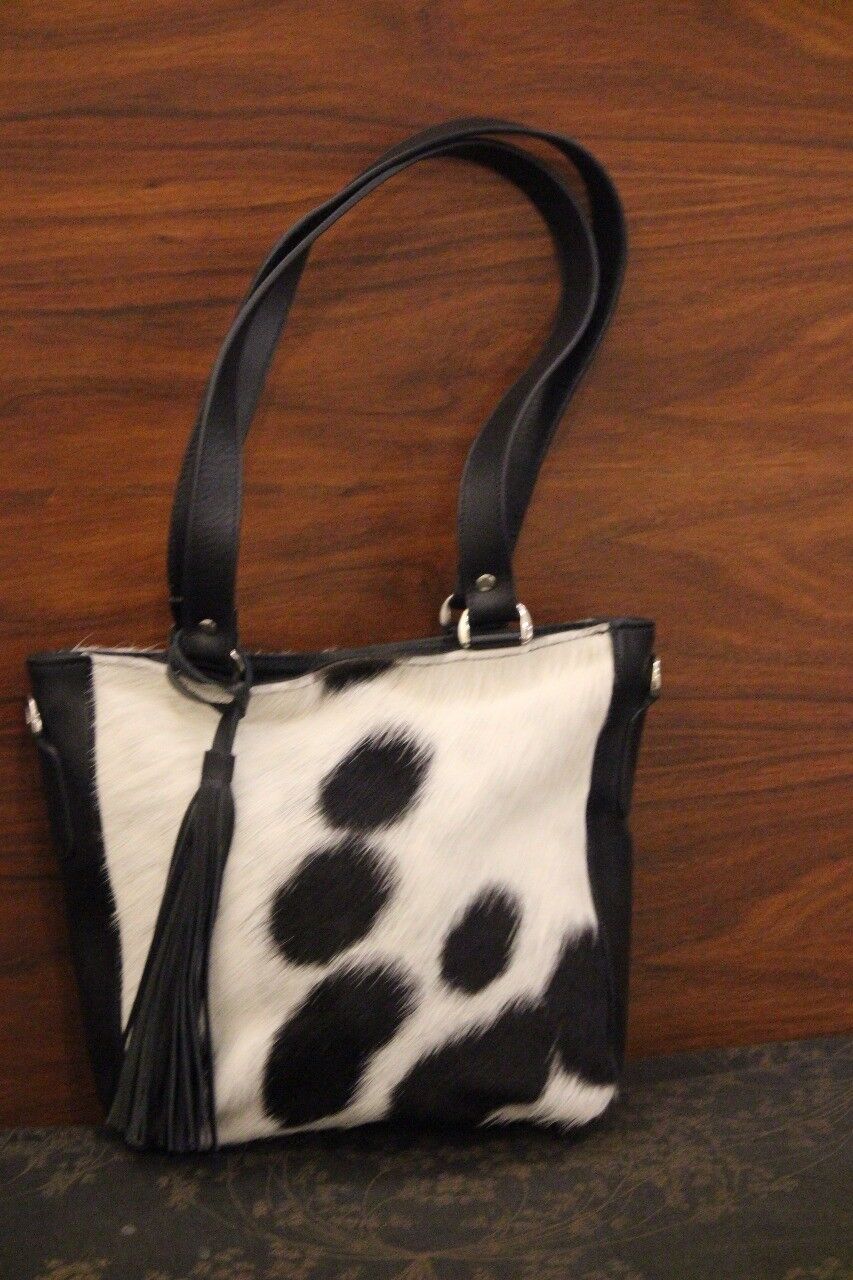 Real Cowhide Crossbody Bag Messenger Purse