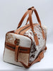 Speckled Cowhide Luggage Bag