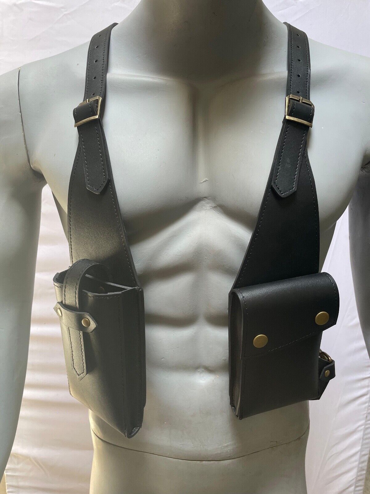 Leather Shoulder Festival Holster Bag