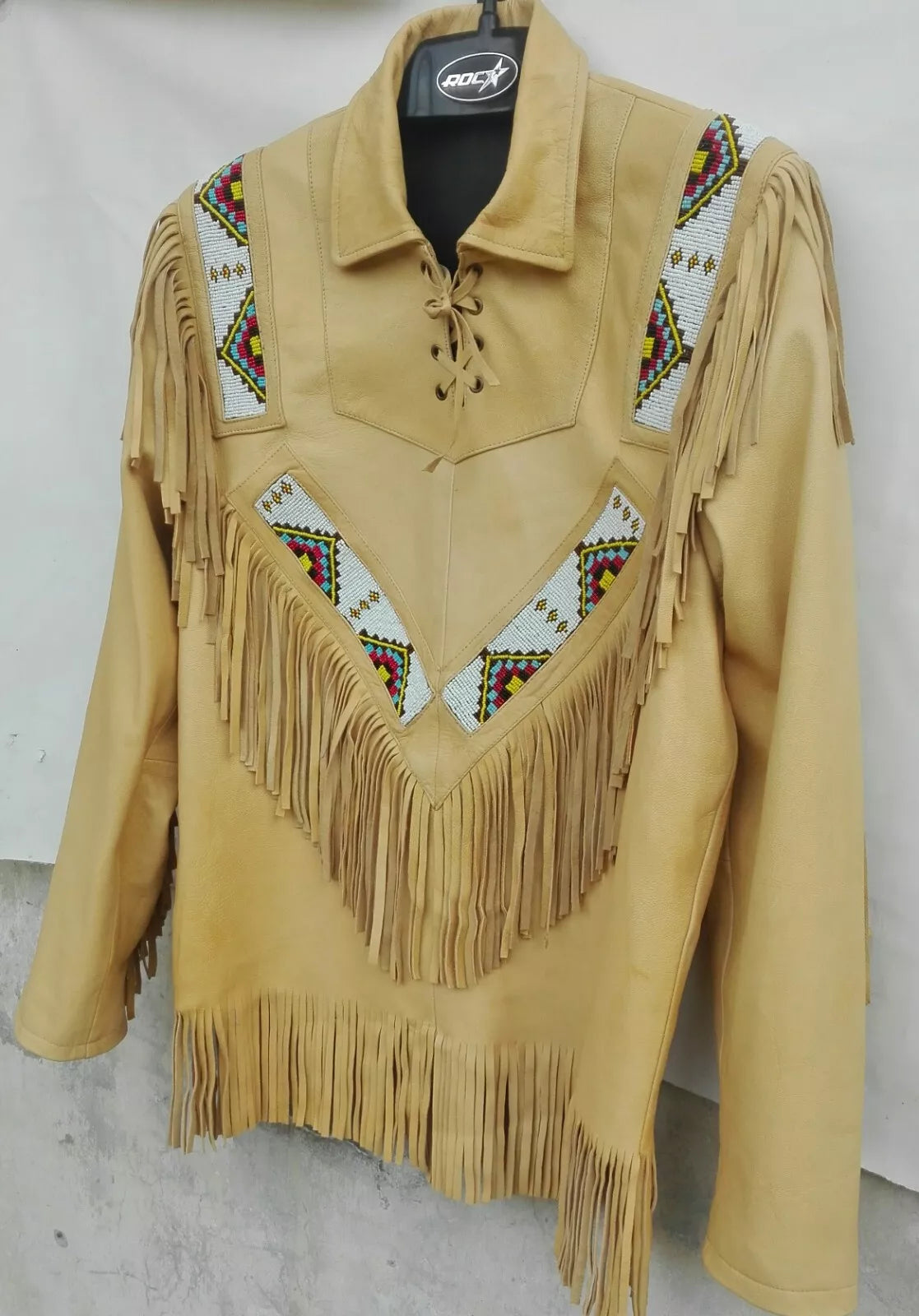Men's American Western Leather Cowboy Jacket