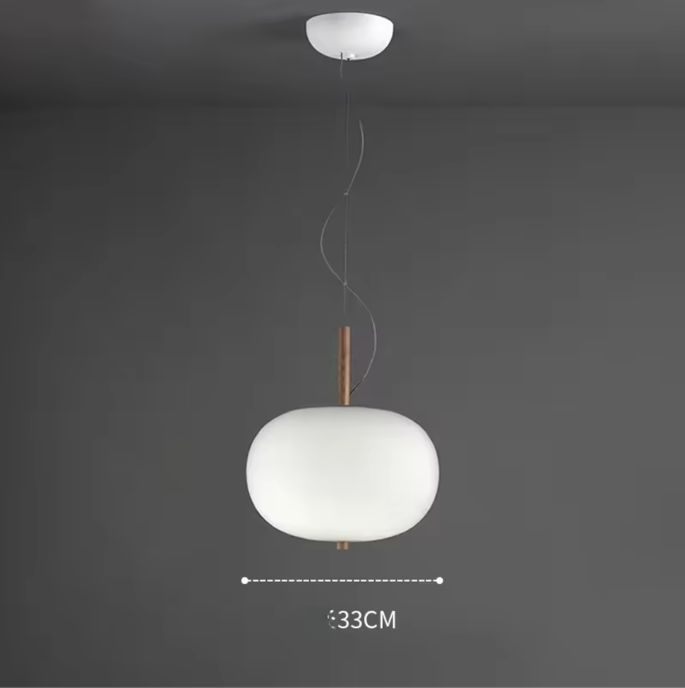 Nordic Double Globe Pendant Lamp Ceiling Light